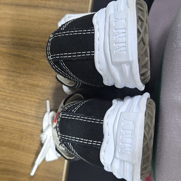 Maison Mihara Yasuhiro-Black "Hank" OG Sole Canvas Low-top Sneaker-Size 36 - Picture 17 of 17